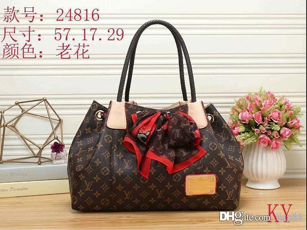2018 new bags Women Bags Designer fashion PU Leather Handbags Brand backpack ladies shoulder bag Tote purse wallets 00024816