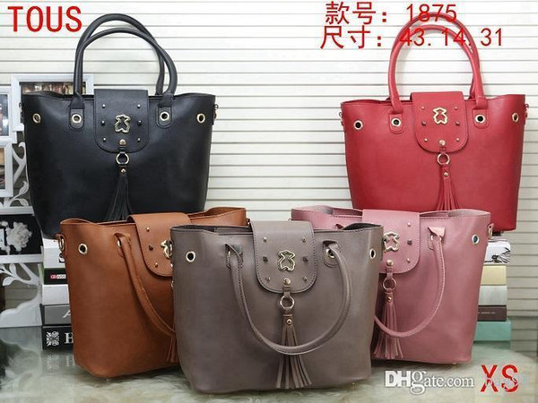 2018 new bags Women Bags Designer fashion PU Leather Handbags Brand backpack ladies shoulder bag Tote purse wallets 1875