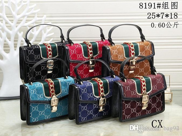 2018 new bags Women Bags Designer fashion PU Leather Handbags Brand backpack ladies shoulder bag Tote purse wallets 8191