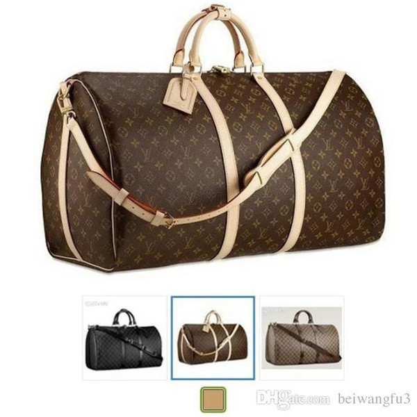 new 2018 salet fashion men women travel bag duffle bag, brand designer luggage handbags large capacity sport bag 62CM