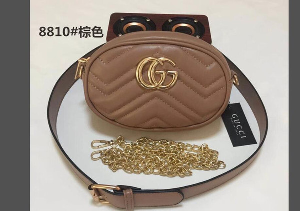 Handbags Famous Brands handbag women bags Real Original Cowhide Genuine Leather chain Shoulder Bags 06