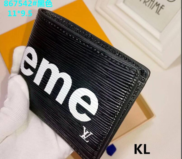 wallets card holder pocket organiser mens purse real leather wallets card holder purse wallet bifold bags no box 07