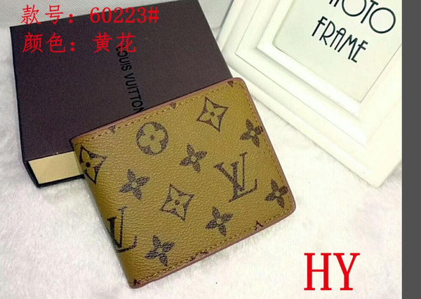 Women Wallet Purse Fashion Animal pattern Leather Men Short Wallet Card Holders no box 02