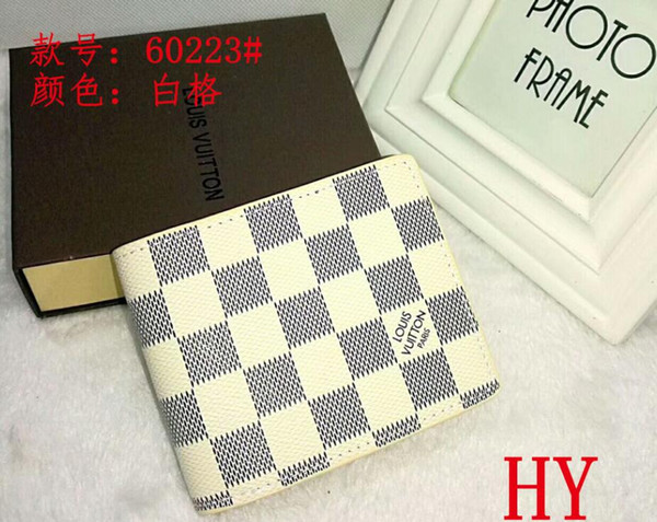 wholesale 2019 fashion single zipper cheapwomen pu leather wallet lady ladies purse no Box 07