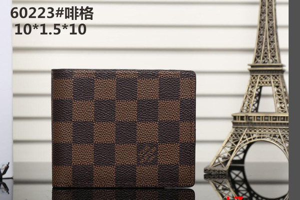 Women Wallet Purse Fashion Animal pattern Leather Men Short Wallet Card Holders no box 05