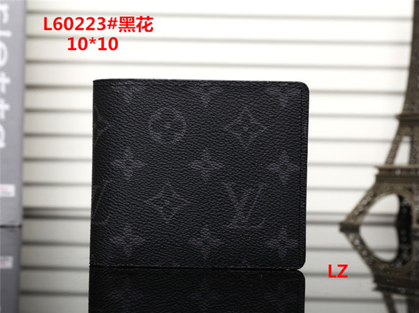 New Fashion Men's and Women's wallet Women's Wallet Quality Leather Men's and Women's General Clutch Bag no box