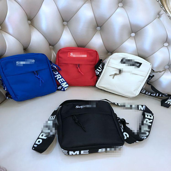 2018 new hot Fashion Man Women sup 18ss 44th shoulder bag chest pack fashion bags waist 4 colors new version Single shoulder backpack