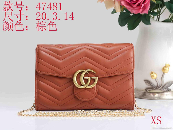 High Quality Fashion women's leather Handbag Double Flap Shoulder Bags Quilted Chain totes bag purse wallet free shipping handbags purs