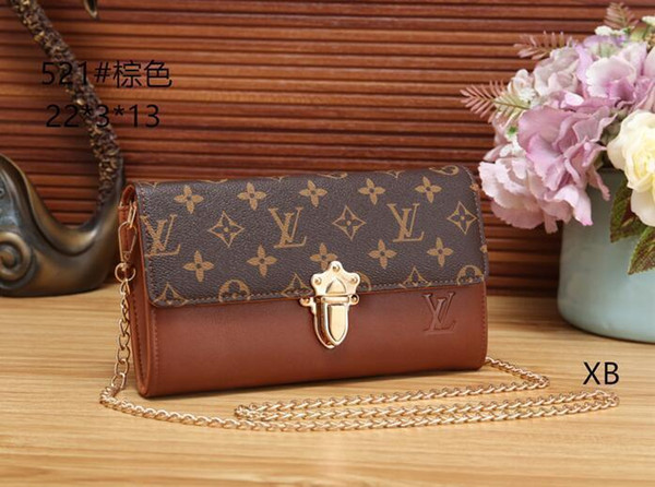 2018 Hot Sale Fashion Vintage Handbags Women bags Designer Handbags Wallets for Women Leather Chain Bag Crossbody and Shoulder Bags