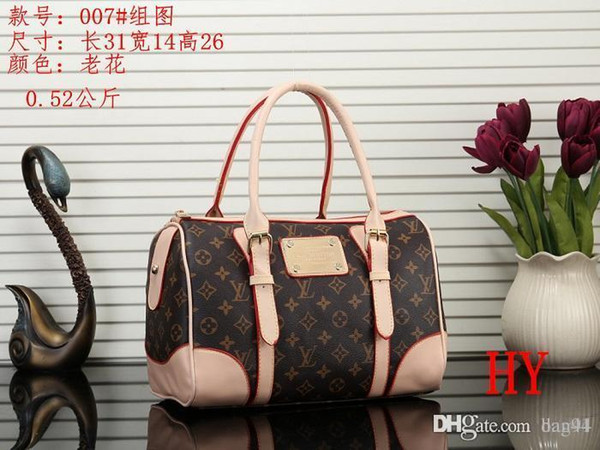 2018 new bags Women Bags Designer fashion PU Leather Handbags Brand backpack ladies shoulder bag Tote purse wallets 0007