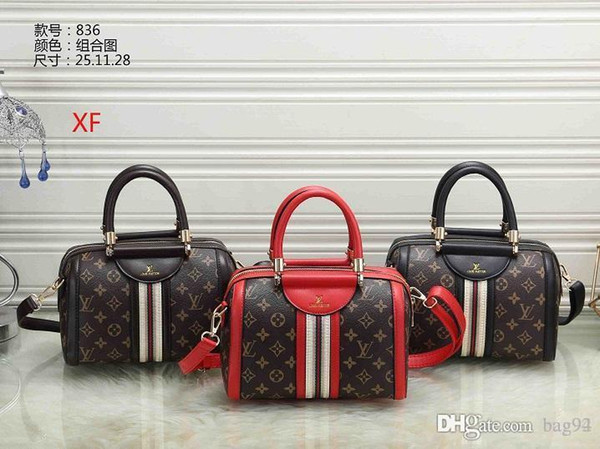 2018 new bags Women Bags Designer fashion PU Leather Handbags Brand backpack ladies shoulder bag Tote purse wallets 836