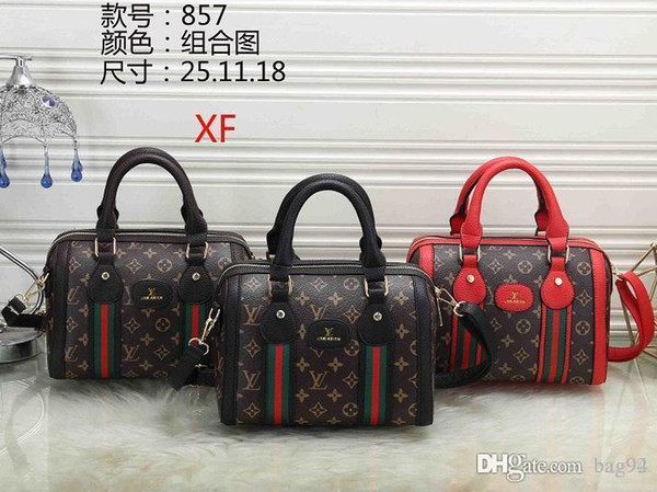 2018 new bags Women Bags Designer fashion PU Leather Handbags Brand backpack ladies shoulder bag Tote purse wallets 857