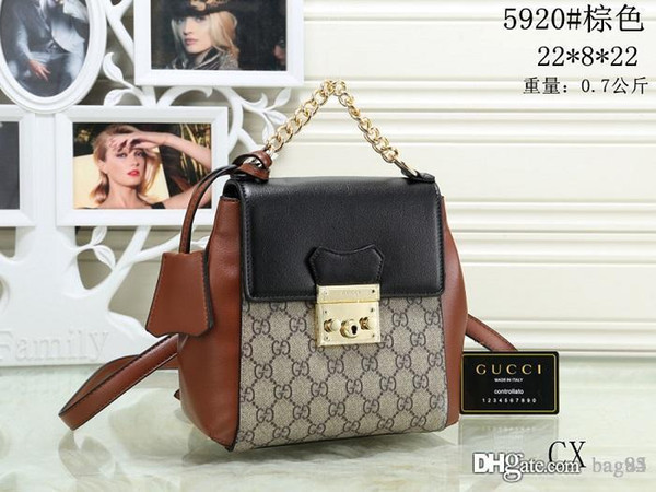 2018 new bags Women Bags Designer fashion PU Leather Handbags Brand backpack ladies shoulder bag Tote purse wallets 59020