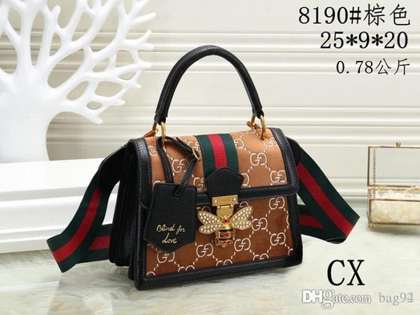 2018 new bags Women Bags Designer fashion PU Leather Handbags Brand backpack ladies shoulder bag Tote purse wallets a8190