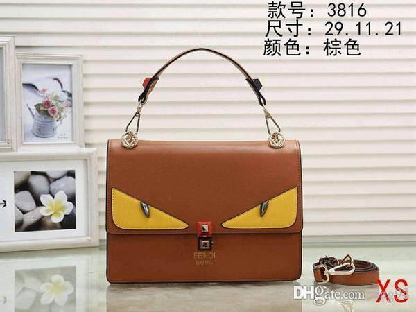 2018 new bags Women Bags Designer fashion PU Leather Handbags Brand backpack ladies shoulder bag Tote purse wallets a3816