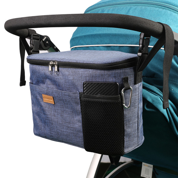 Diaper Bag For Baby Stuff Mummy Maternity Nappy Bag  Baby Travel Hanging Carriage Pram Buggy Cart Bottle Bag