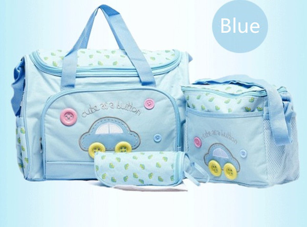 Discount! 3pcs maternidade baby diaper bags baby nappy bag mummy maternity bag lady handbag messenger