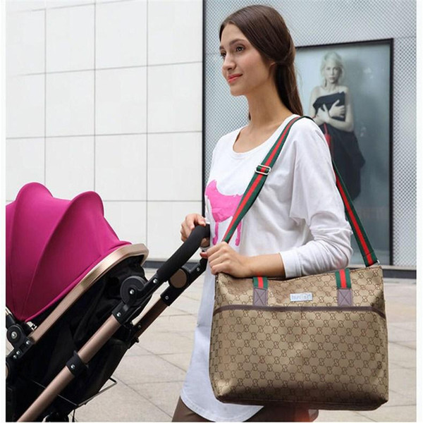 2019 New Europe and America Style Multifunction Mummy Maternity Bags Shoulder Bags Large Capacity Outdoor Leisure Nappy Diaper Bags