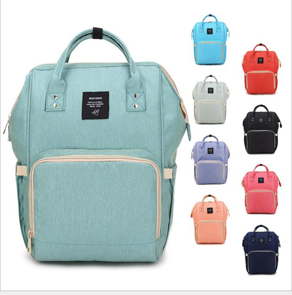 18 Colors New Multifunctional Baby Diaper Backpack Mommy Changing Bag Mummy Backpack Nappy Mother Maternity Backpacks