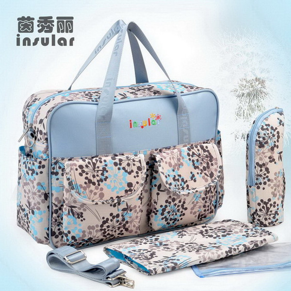 Lovely multicolored baby diaper bag Large-capacity fashionable mother's maternity bag baby stroller nappy Mommy 2018 hot