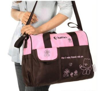 Mommy Bags diaper bags Pregnant women multi-function messenger bag fashion maternity bag pink color