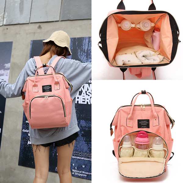 Fashion portable multi-function diaper backpack Unicorn multi-color baby Mummy coin purse Mummy backpack diaper mother pregnant women backpa