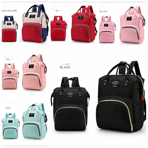 Diaper Maternity Backpacks Nappies Mommy Bags INS Stroller Bag Brand Large Capacity Handbag Designer Nursing Travel Bags 6 Colors K3657