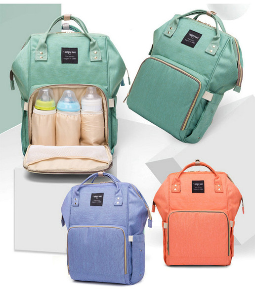 Free Ship Fashion Multi-purpose Mammy bag Diaper Bags Nappies Backpack Nursing Travel Bags Organizer 8 Colors