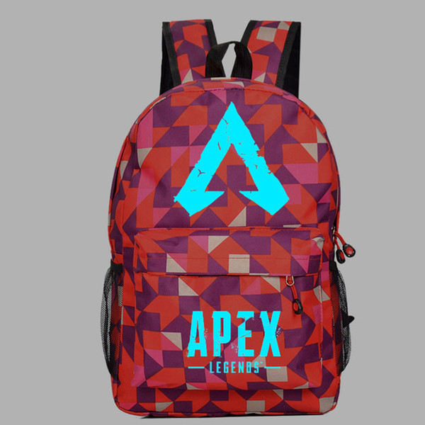 19 Style Apex legends backpack Glowing Dark Respawn day pack New hero school bag Game packsack Luminous Storage Sport Outdoor bags W190304