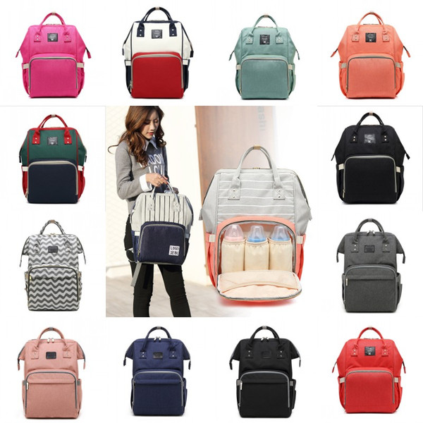 Mummy Backpack Zipper Large Capacity Travel Maternity Bag Diaper Baby Bag Multifunctional Nursing Bag Backpack Baby Care