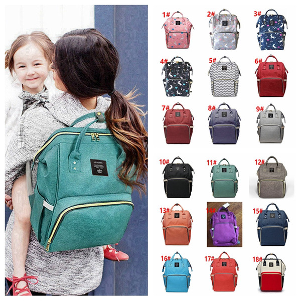 19 Color Diaper Bag Unicorn Multi-Function Travel Backpack Nappy Bags for Baby Care Backpacks Unicorn Backpack Fashion Mummy Backpack 100pcs