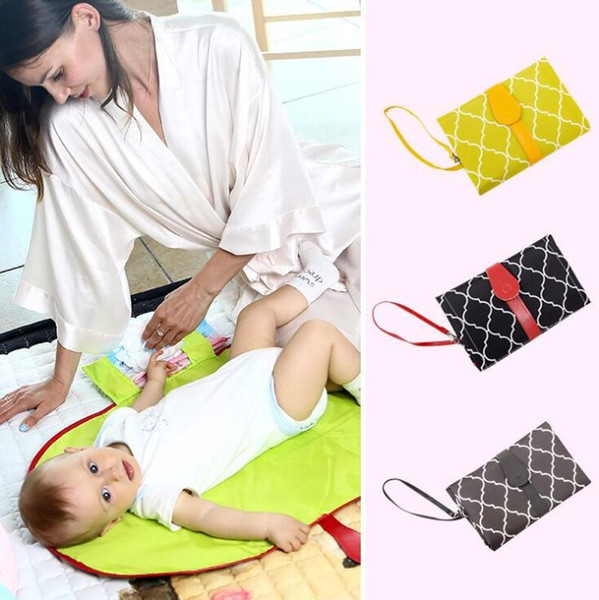 Baby Diaper Pad Sheet Portable Nappy Changing Pad Waterproof Baby Cushion Changing Mat Foldable Infant Bath Mats LXL1067