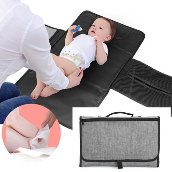 Baby insulation pad Outdoor portable diaper pad multifunctional waterproof folding diaper bag EVA stroller storage bags 6 color free DHL