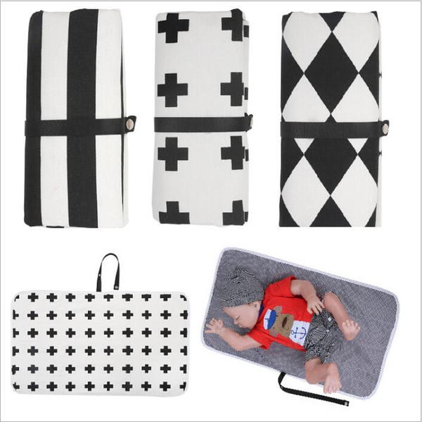 Baby Changing Pads Mats Nappy Diaper Changing Mat Foldable Compact Travel Changing Station Clutch Foldable Mummy Bag Handbags Wallets B4294