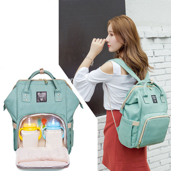 DHL 2018 23 Colors New Multifunctional Baby Diaper Backpack Mommy Changing Bag Mummy Backpack Nappy Mother Maternity Backpacks