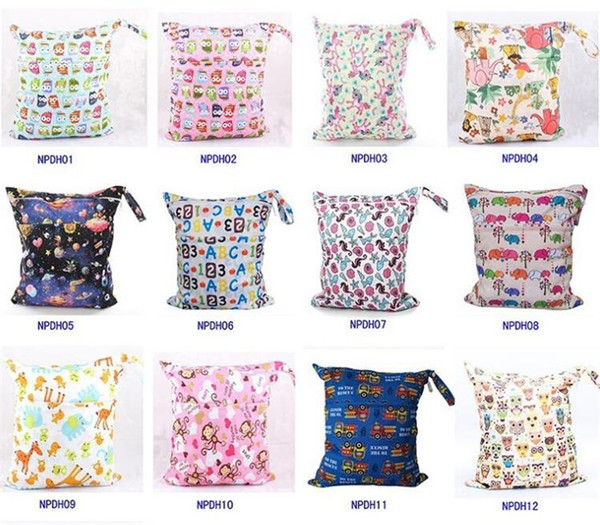 Baby changing bag Types Baby Diaper Bag Infant Travel Nappy Organizer Double Zipper Waterproof Tote Bag with Soft Snap Handle DHL