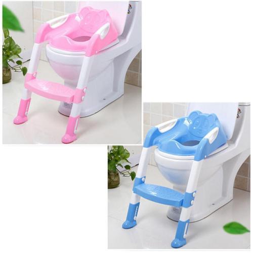 Children Kid Baby Large Size Toilet Training Safety Solid Environmental Friendly PP Material Seat Chair Step Adjustable Ladder