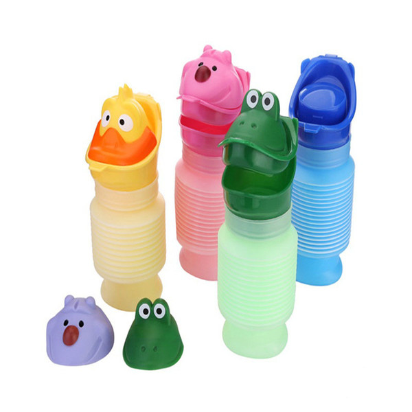 Baby boys Portable Urinal children animal Urine bottle 2018 new Cartoon kids Urinate bucket C1044