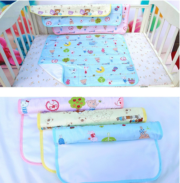 Wholesale DHL SHIP Baby water proof diapers urine mat cover random color changable nice quality diapering mats