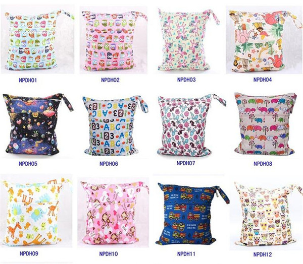 Baby changing bag 60 Types Baby Diaper Bag Infant Travel Nappy Organizer Double Zipper Waterproof Tote Bag with Soft Snap Handle DHL FJ223