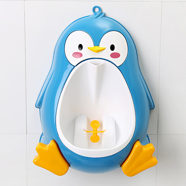 The new penguin urinal can be used as a standing wall urinal for children Penguin Shape Hang Type Boys Standing Urinal