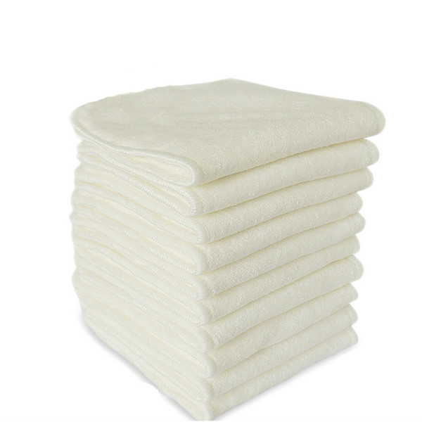 20 pcs Baby Diaper Water Uptake Ventilation Bamboo Fiber Urine Piece Wash Four Layer Collocation Diaper Pad