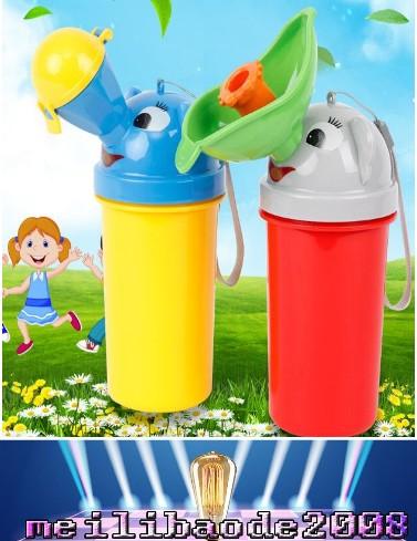 Baby Cartoon portable urinal EMS children 2 style Potty Training Portable Travel Urinal Stretch Car Toilet For Boy Girl Kids urinal MYY