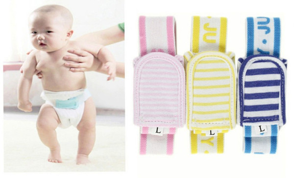 Baby diaper with diaper buckle Baby diaper fixing belt Striped