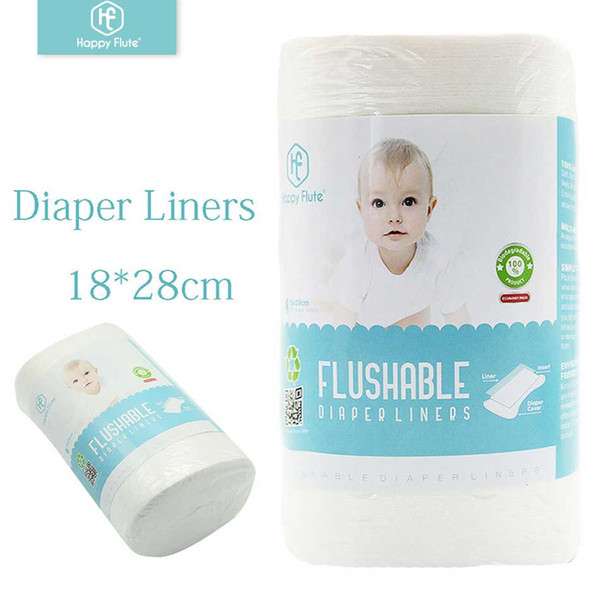 Free shipping Happy flute cloth diaper Flushable Nappy Liners insert