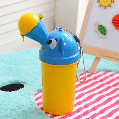 2 Colors Portable Convenient Travel Cute Baby Urinal Kids Potty Girl Boy Car Toilet Vehicular Urinal Traveling urination