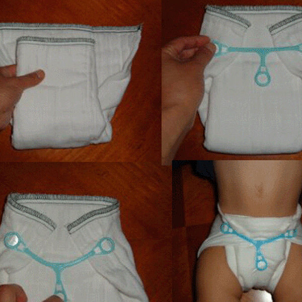 3pcs/set Baby Nappy Changing Diaper Fixed Belt New Arrival Cloth Nappy Fastener Holder Clip Fixed