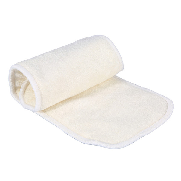 2018 New Plus Size 4Layers Bamboo Fiber Nappy Liner Diaper Insert Pad Soft Absorbent Adult Incontinence Cloth Pad Nappy Liner