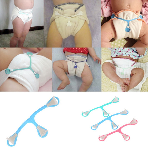 3Pcs Baby Diaper Buckle Safety Nappy Belt Fasteners Pins Diaper Fixing Hold Nappies Anti-Leaking Fixed Belts Baby Care