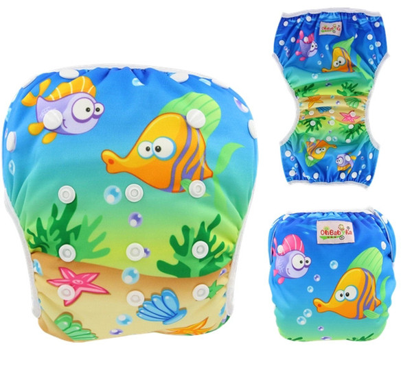 Reusable Baby Swim Diaper Nappies Newborn 2019 Washable Diapers For Baby High Quality Swimwear Cloth Diapers One Size Fits All